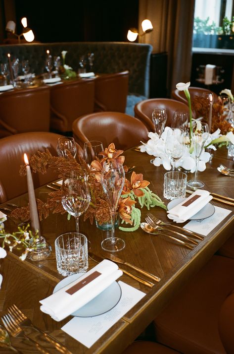 Modern Autumn Wedding at Wild Honey St James London